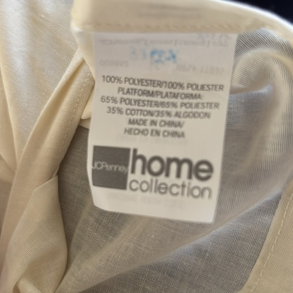 JCPenney Home Collection Set King Suede Like Shams & Tan Bedskirt Neutrals - Picture 4 of 4